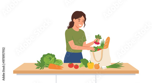 Grocery Shopping at Home