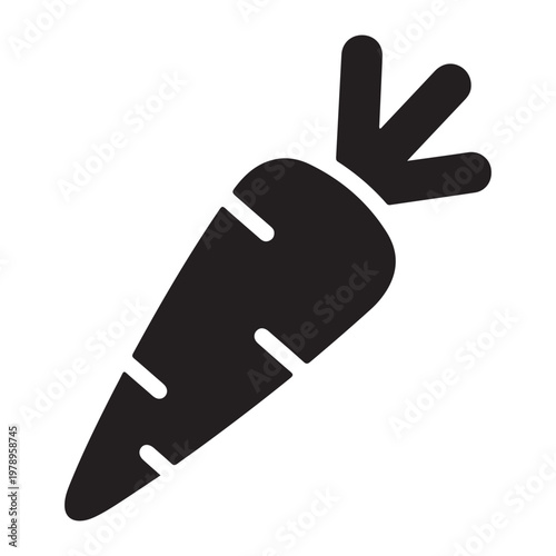 carrot vegetable icon vector design template in white background