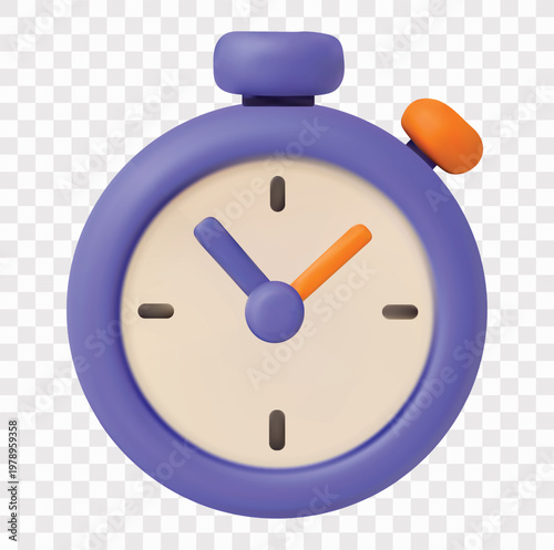 Racing and Motorsport Vector Icon Set | 3D icon set | stopwatch