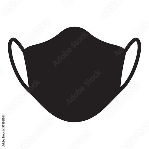 Face mask icon. vector icon with white background.