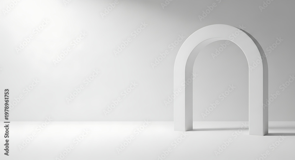 Fototapeta premium Abstract Arch Form Stage