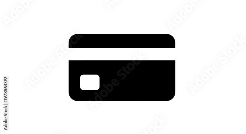 A graphic rendering of a credit card, emphasizing its sleek, modern design. The design symbolizes financial transactions, shopping, and economic activity. 