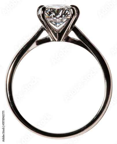 PNG An isolated wedding diamond ring jewelry silver accessories.