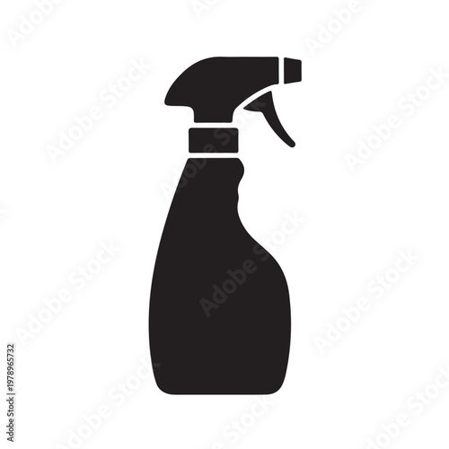 spray bottle vector illustration with trendy design. cleaning spray bottle icon