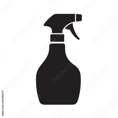 spray bottle vector illustration with trendy design. cleaning spray bottle icon