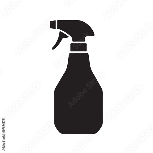 spray bottle vector illustration with trendy design. cleaning spray bottle icon