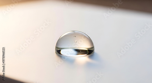 Water drop macro detail