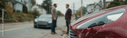 Automobile Meeting Scene: T...