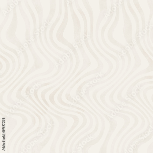 Soft Wavy Sand Watercolor Seamless Pattern