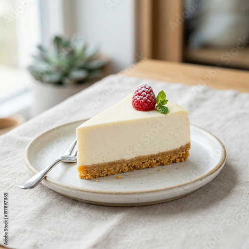 cheesecake, creamy dessert, baked dessert, sweet food, bakery item, modern food, aesthetic dessert, gourmet cake, food photography, high resolution, stock image, commercial use