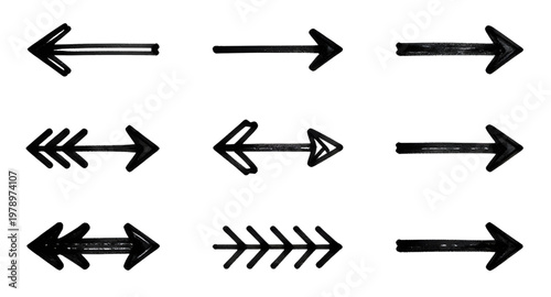 arrows, handdrawn, ink, black, sketch, doodle, direction, pointer, sign, symbol, arrow, line, scribble, marker, graphic, illustration, rough