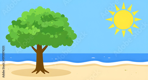 lonely tree, beach tree, palm tree, tropical tree, island tree, beach island, sandy beach, sea shore, ocean view, tropical beach, summer beach, sunset beach, sunrise beach, calm beach, peaceful beach,