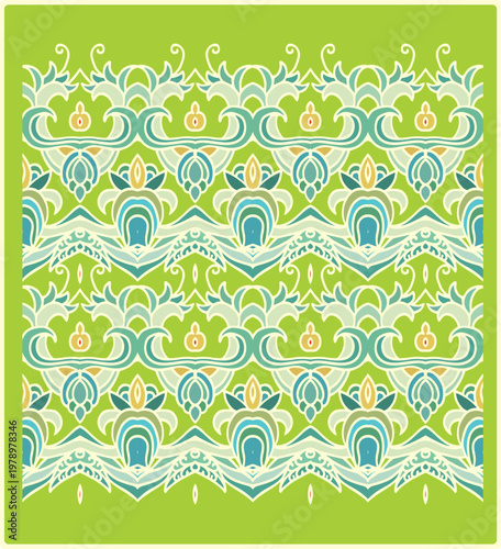 Set of golden ornamental vignettes, border ornaments, rosettes, medieval, oriental style