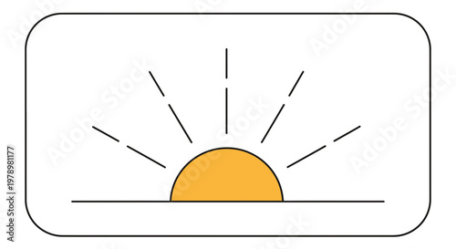 Sunrise Over Horizon: New Beginning, Hope, Optimism, Bright Future, Dawn