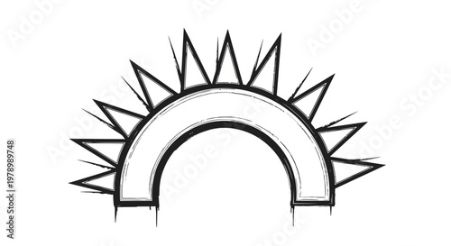 Punk Rock Mohawk Icon