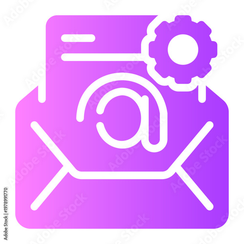 gear gradient icon