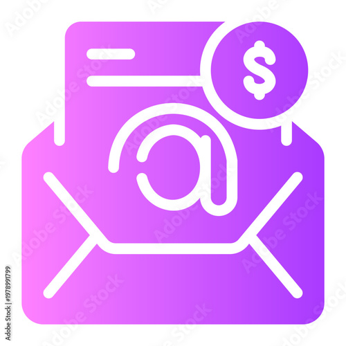 money gradient icon