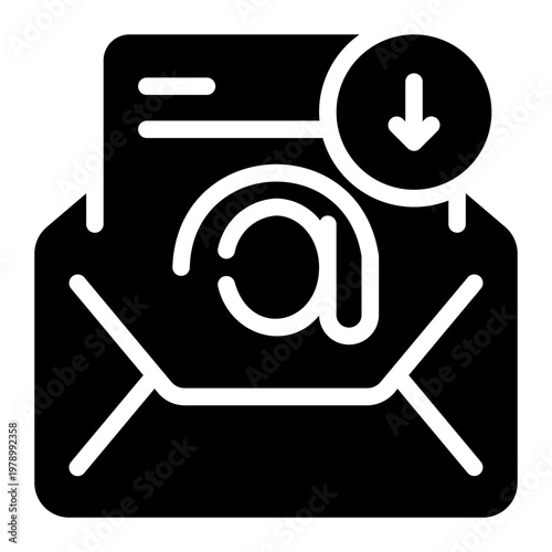 down arrow glyph icon