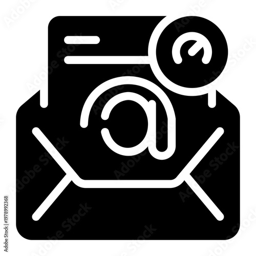 performance glyph icon