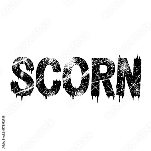 Scorn Text Effect