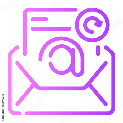 circular arrow gradient icon