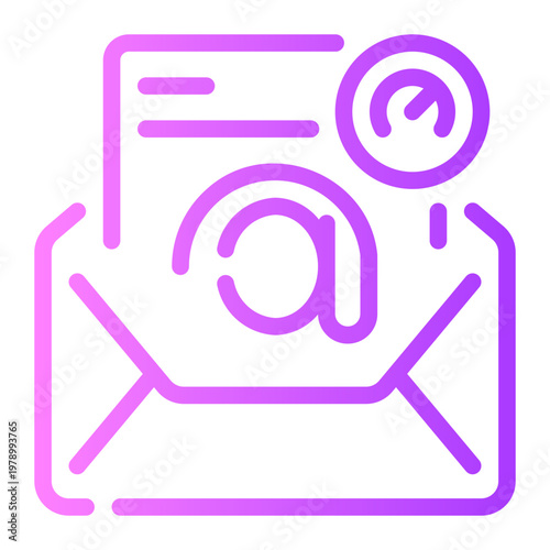 performance gradient icon