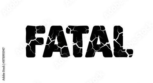 Fatal Word Cracked Texture