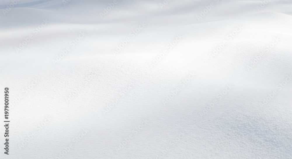 Fototapeta premium Undulating Snow Texture with White and Light Blue Tones