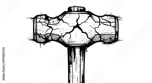Cracked Sledgehammer Icon