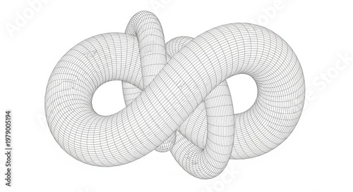 Abstract digital art with flowing lines and geometric shapes
