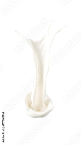 White Cow Milk Liquid Fluid Splash Transparent Background Dairy Yogurt Drink