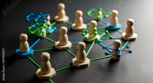 Organizational silos and disconnected teams lack of integration concept 
