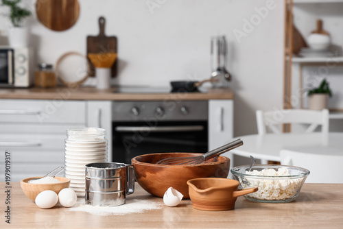Ingredients for cottage che...
