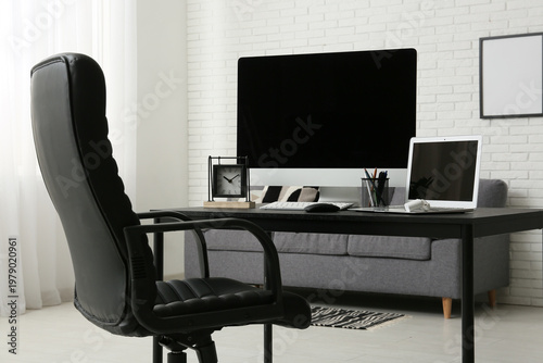 Programmer's workplace with...