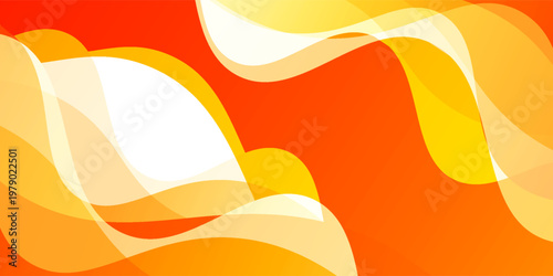 Orange fluid abstract background. Eps10 vector