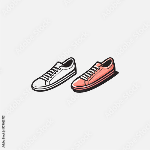 Sneakers Icon for logo template
