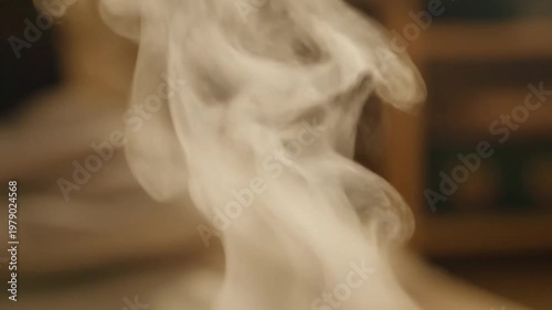 Smoke Rising in Indoor Environment.