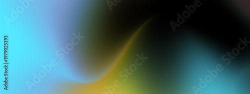 Blue and black abstract gradient wave background for app splash screen and tech keynote