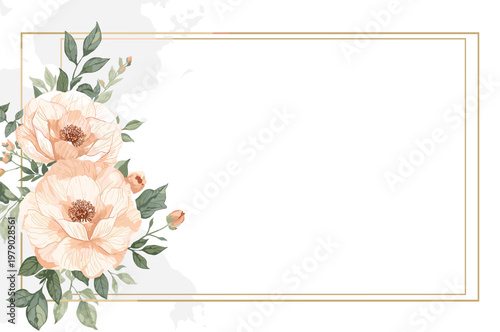 Colorful floral arrangement with red and white blossoms isolated on white background