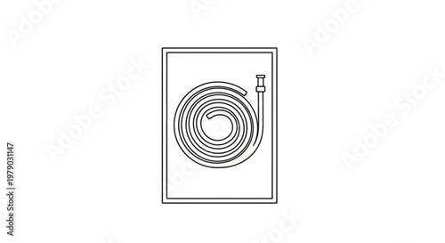 Fire Hose Reel Cabinet, Emergency Equipment, Safety Device, Firefighting Tool