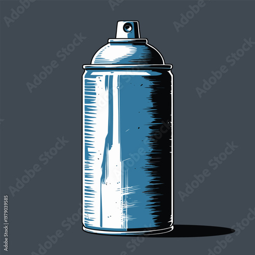Spray paint can vector image
