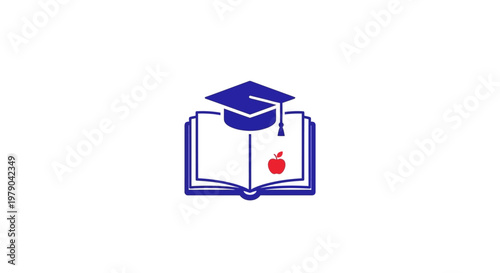 Education icon with graduation cap.