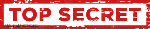 Red Top Secret Stamp