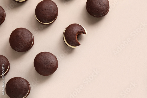 Chocolate whoopie pies with...