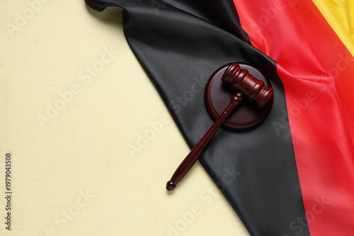 Flag of Germany with judge'...