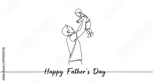 Heartwarming Father and Child Bonding Moment Celebrating Father's Day with Joyful Interaction