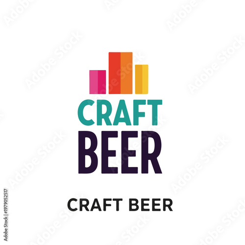 Colorful logo featuring the text "Craft Beer" with block graphics above