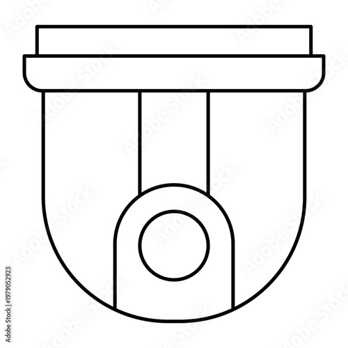 Minimal Media and Video Production Line Icon Set, Modern Line Icons for Video Production and Content Creation