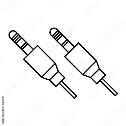 Minimal Media and Video Production Line Icon Set, Modern Line Icons for Video Production and Content Creation