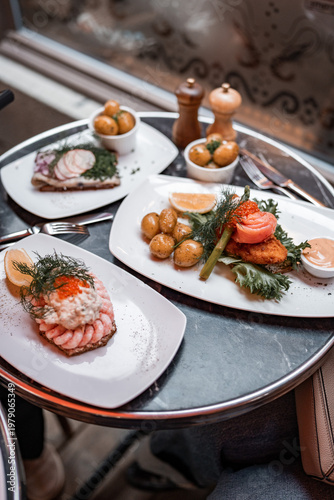 Photography Seafood smorgasbord in Stockholm, Sweden